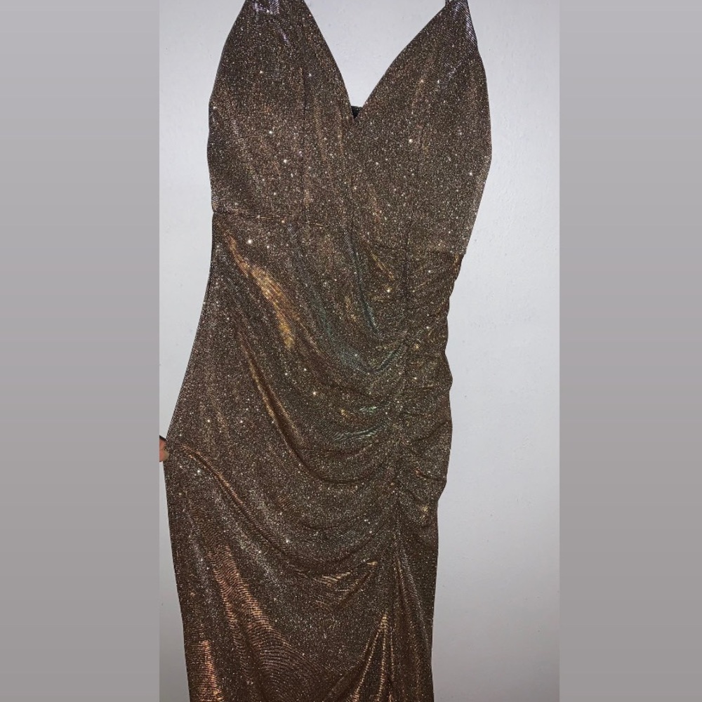 Party dress from Macy’s. Size: Large.